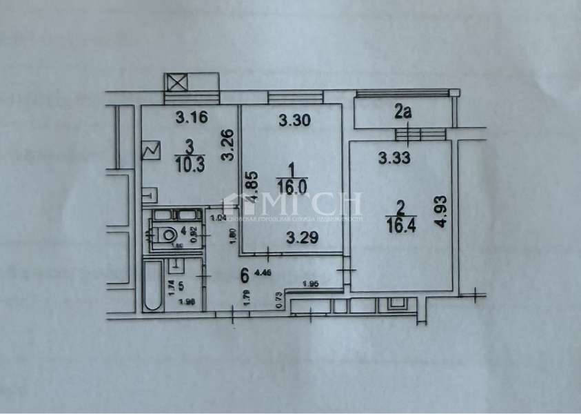 Продажа 2-комнатной квартиры у метро Профсоюзная. Улица Гарибальди, 26