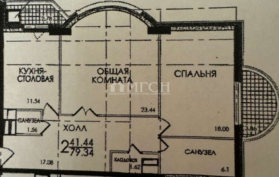 Продажа 2-комнатной квартиры в Подмосковье (рабочий посёлок Новоивановское). Можайское шоссе, 51