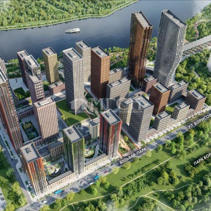 Продаётся двухкомнатная квартира у м.Москворечье. Москва, Шэйдс оф Блю, улица Борисовские Пруды, 3к2